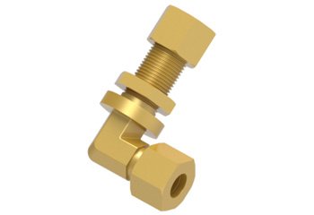 Brass Bulkhead Elbow