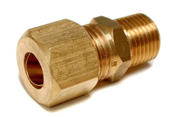 Brass Bulkhead Male Connector