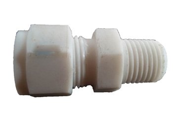 TEFLON / PTFE Bulkhead Male Connector