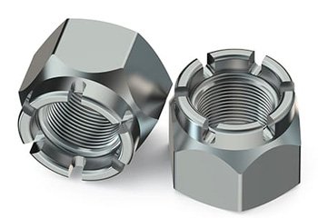 Slotted Hex Nut